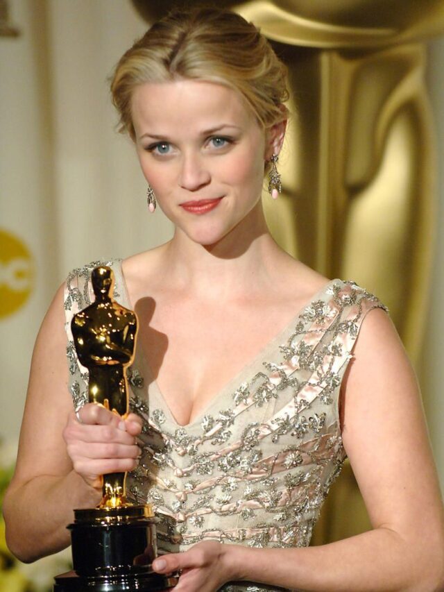 Reese Witherspoon she was selected as a model for a florist’s television